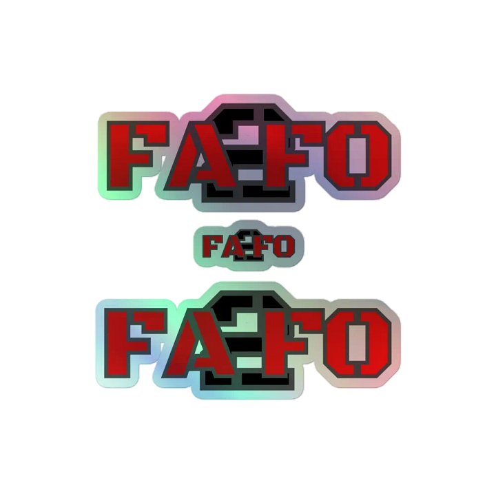 FA2FO Holographic Stickers product image (2)