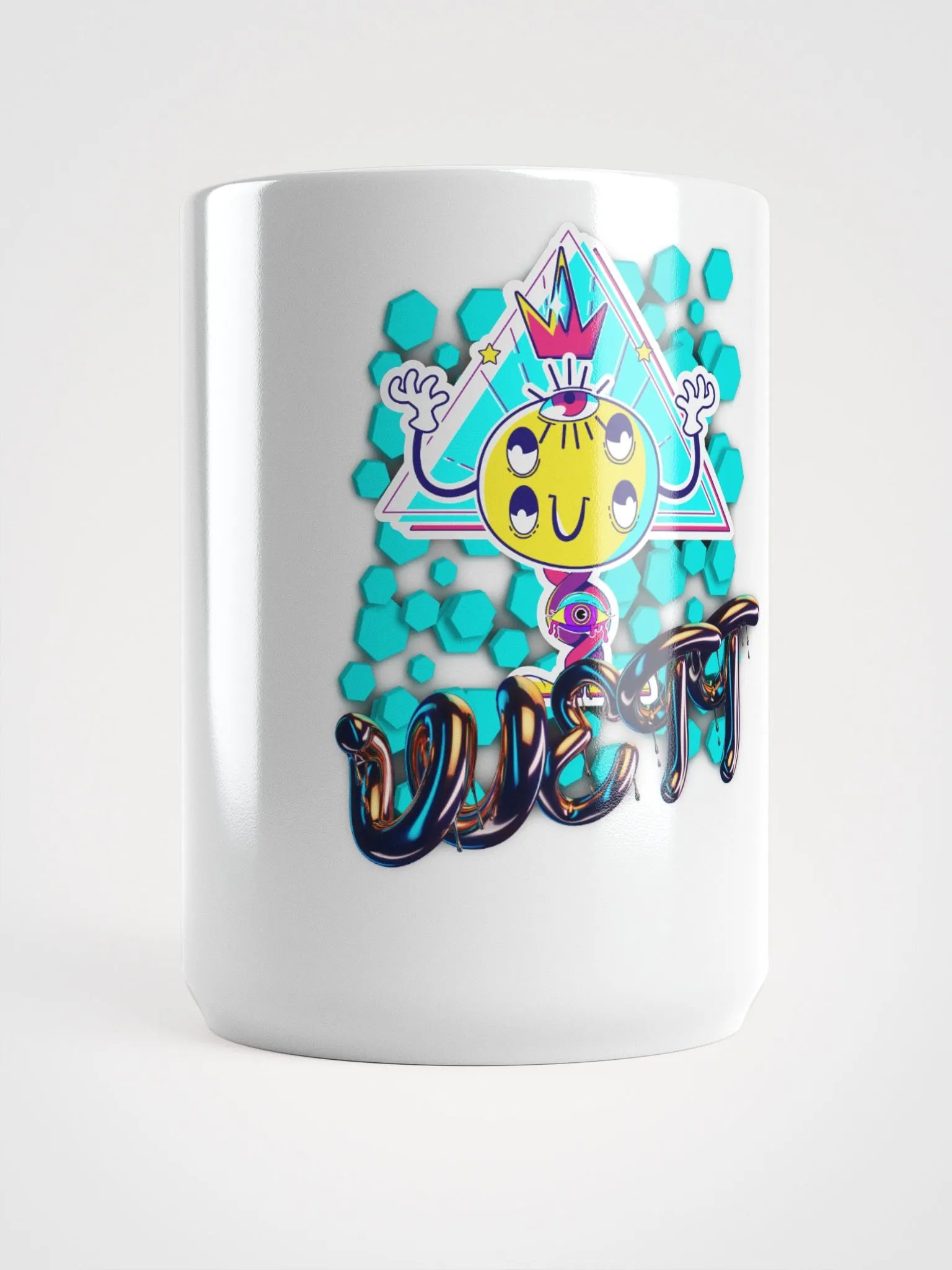 Cosmic Vision White Glossy Mug product image (1)