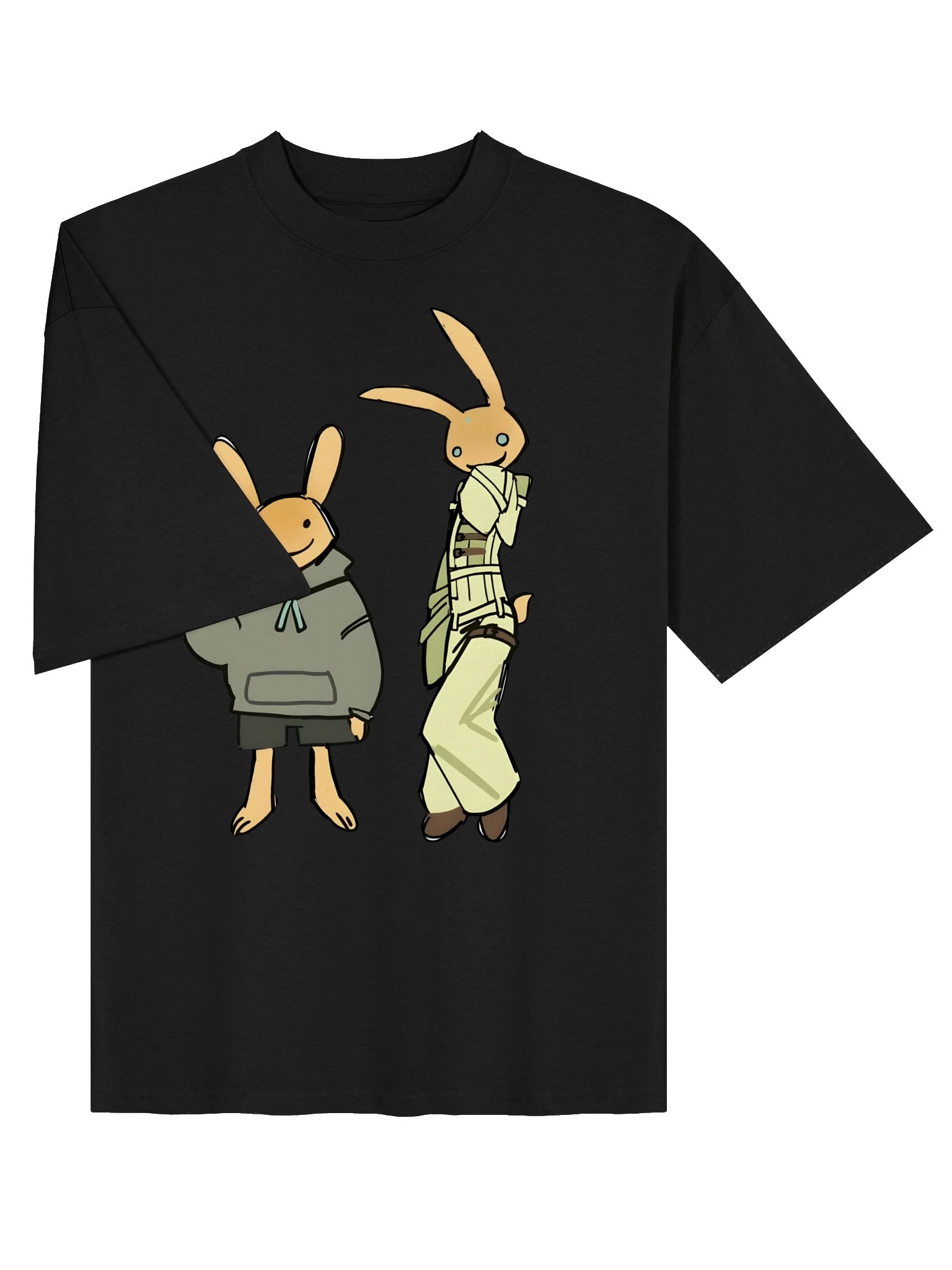 Intern Rabbit Hoodie & Field Gear Graphic Tee – Cute Creepy Hospital Aesthetic Unisex Shirt product image (3)