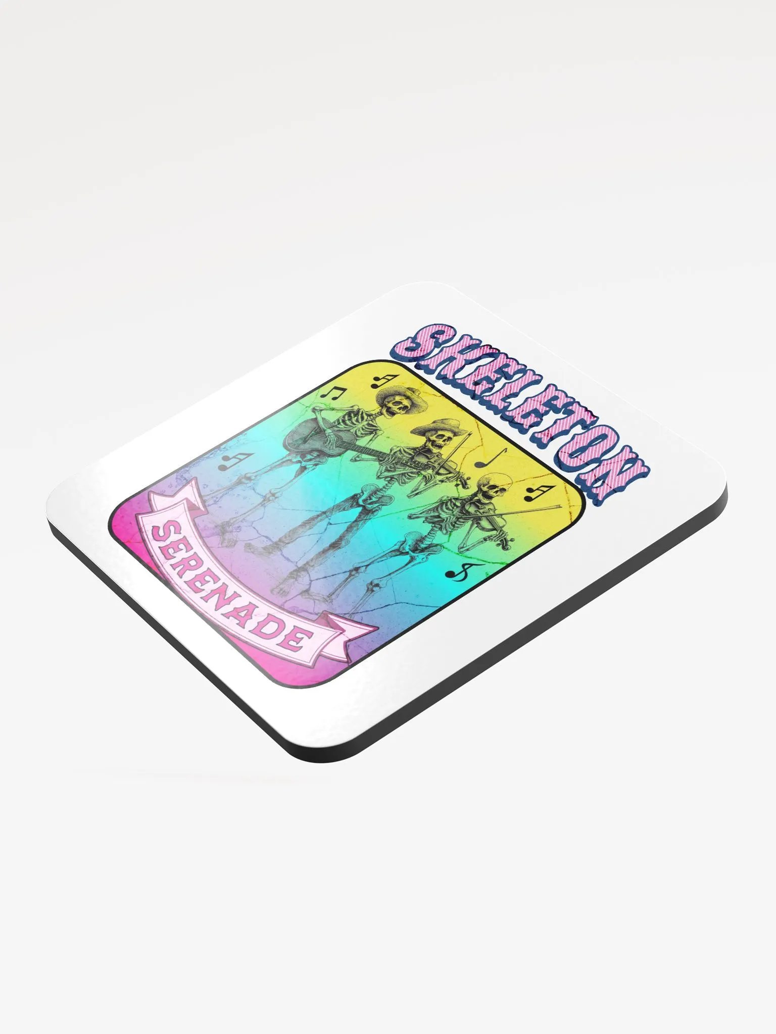 Skeleton Serenade Cork Coaster product image (4)