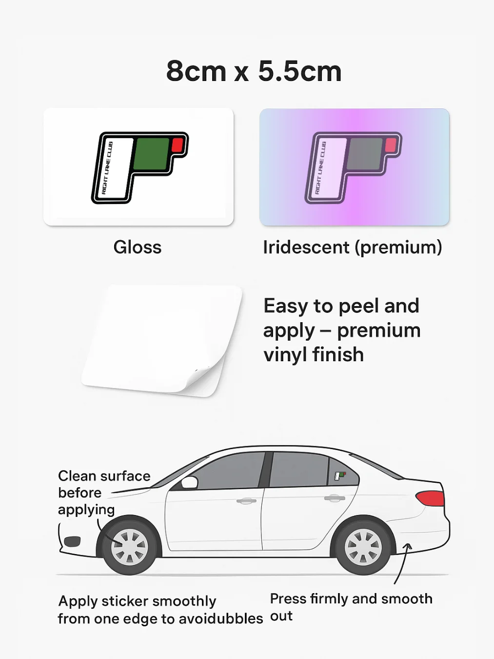 RLC Silver “Icon” Sticker - Iridescent product image (2)