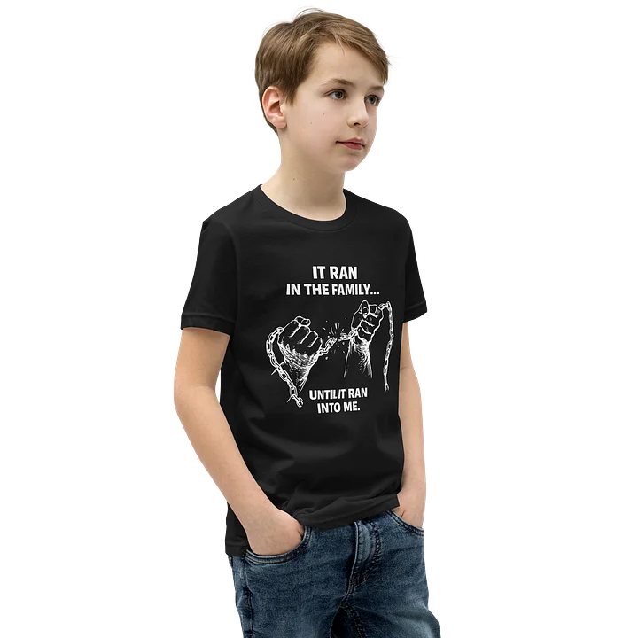 It Ran Into Me for kids Tee From The Generational Shift Collection Breaking cycles. Redefining legacy. product image (2)