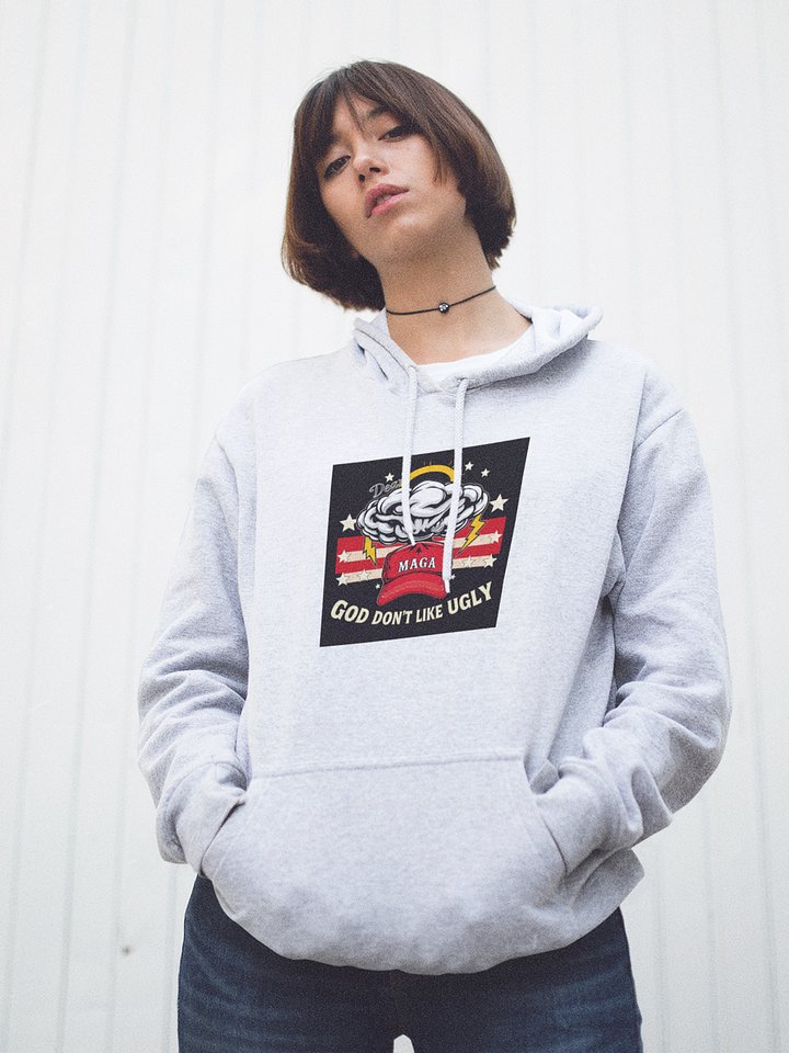 Dear MAGA God Dont Like Ugly Hoodie - Progressive Sweatshirt product image (1)