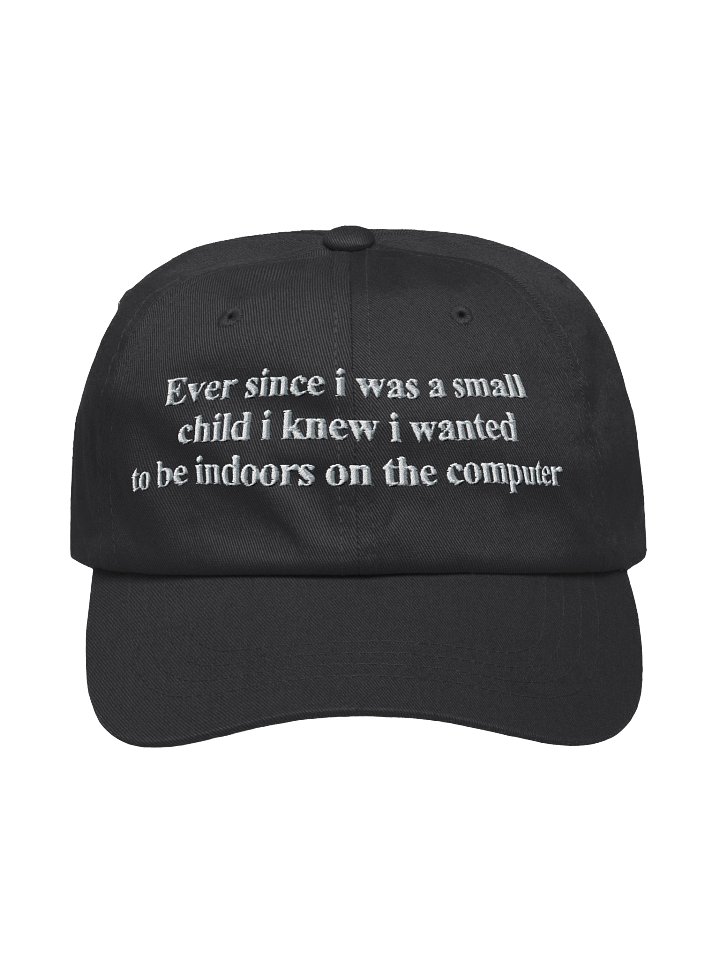Ever Since i Was a Small Child i Knew i Wanted To Be Indoors On The Computer Hat product image (2)