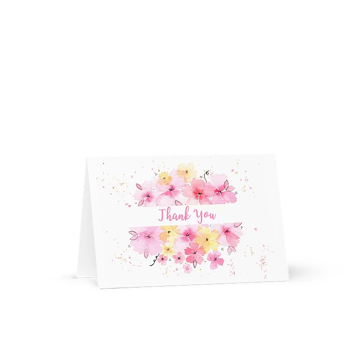 Loose Pink Flowers - Thank You product image (1)