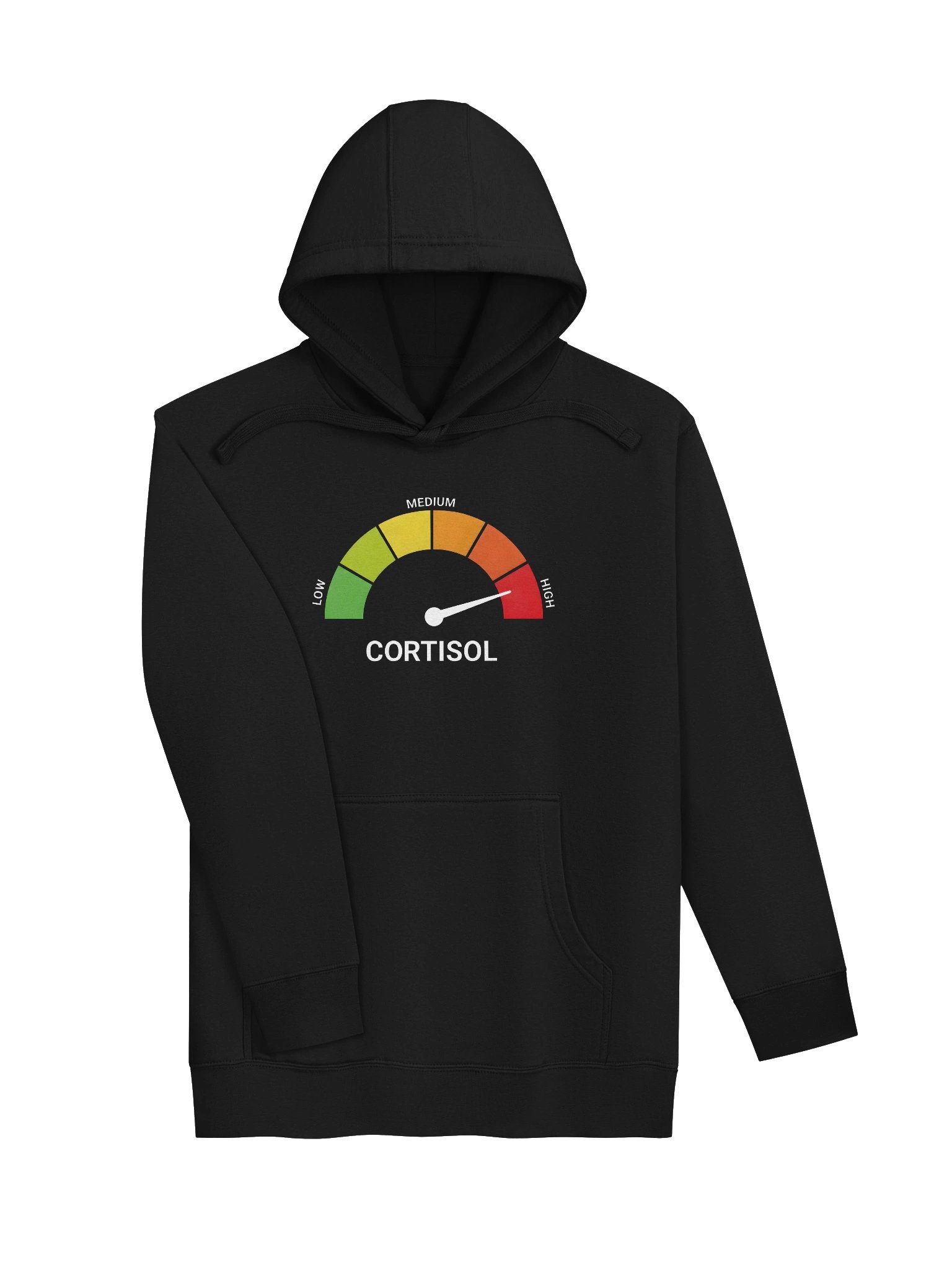 High Cortisol Premium Hoodie Black product image (3)