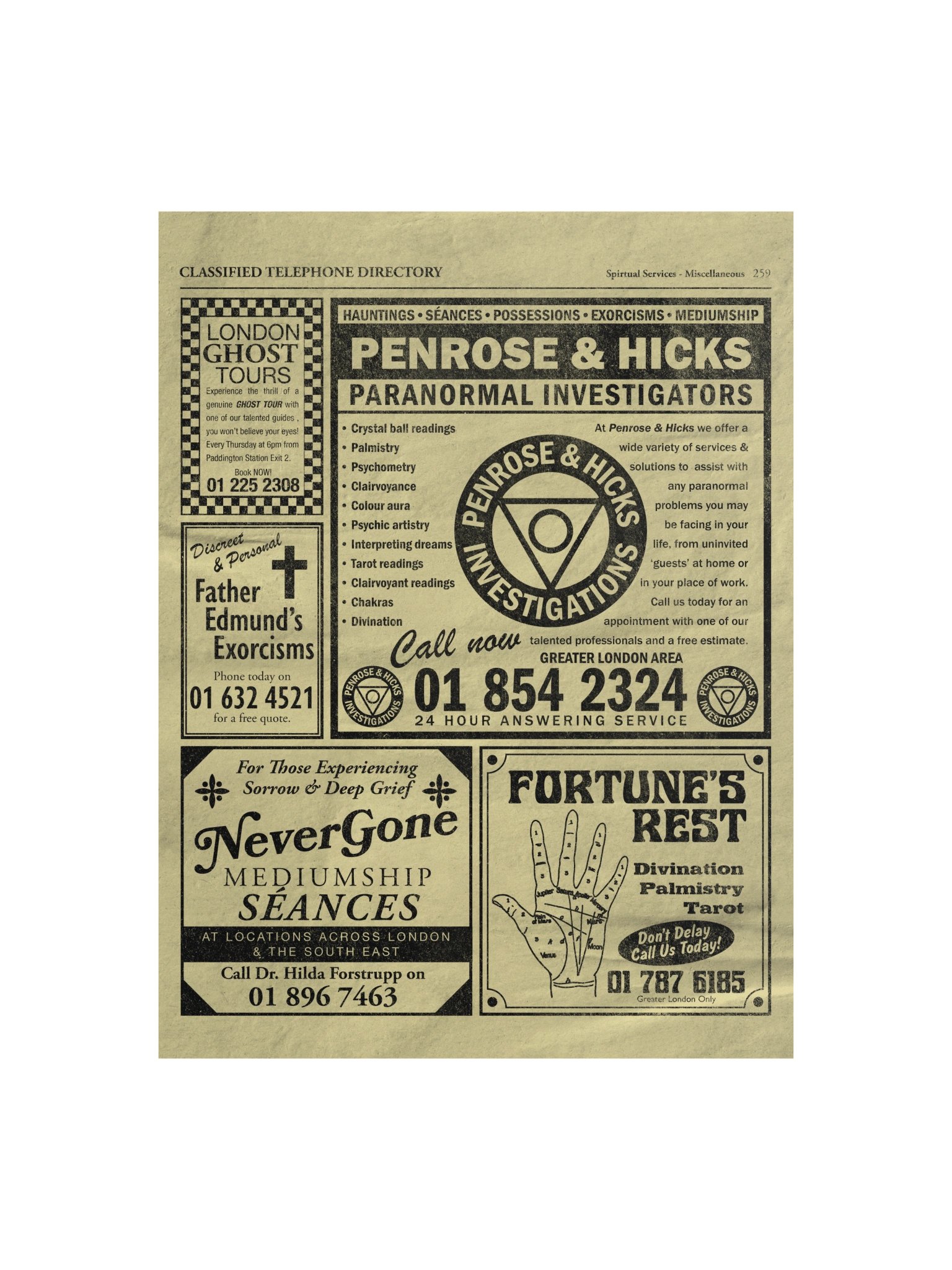 Ghost Town - Telephone directory product image (1)