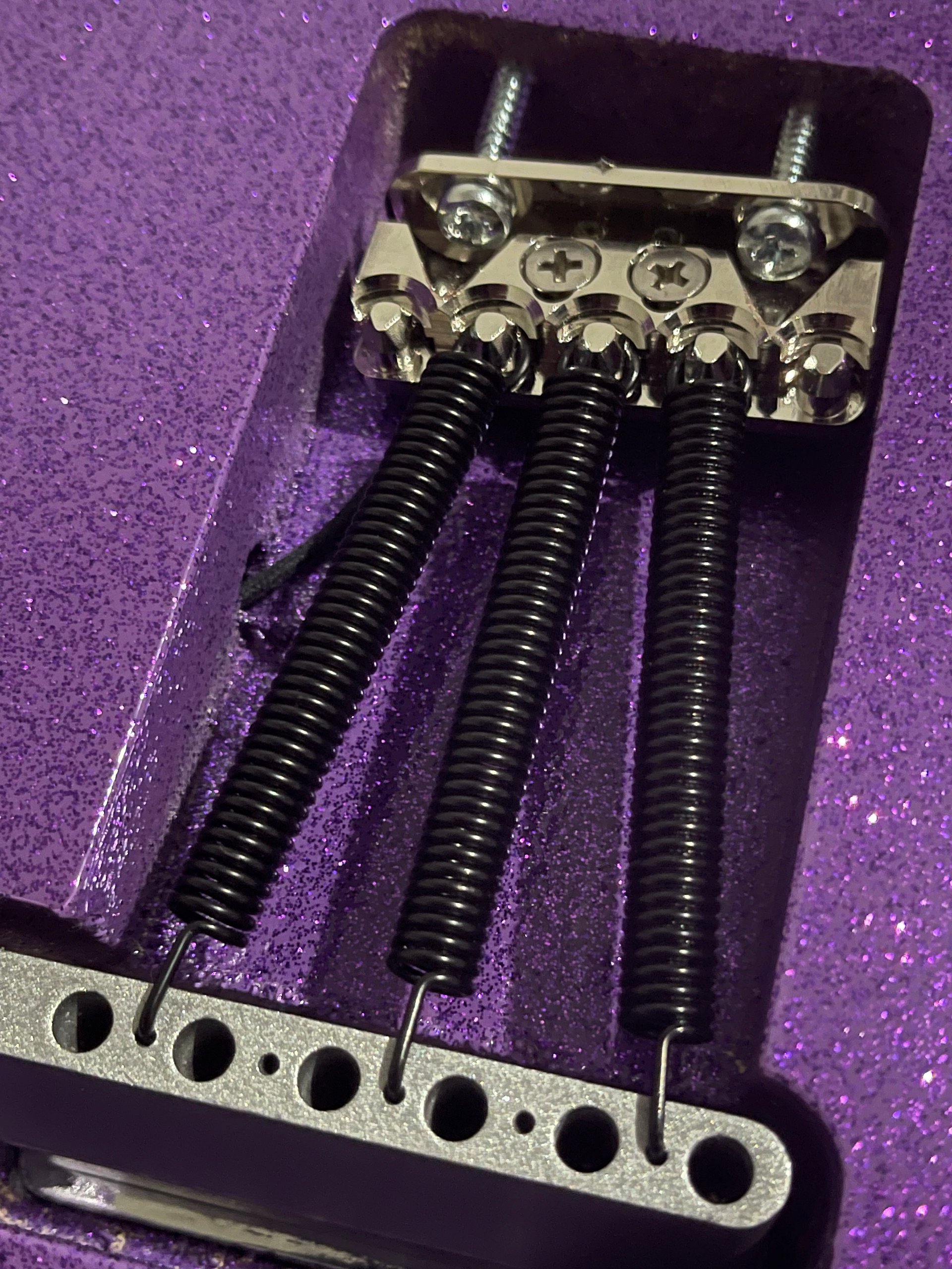 GD Guitars “Prince” Super S 2025 - Purple Sparkle - Custom GD Pickup Set - Solid Rosewood Neck - With Case - Titanium Parts product image (7)
