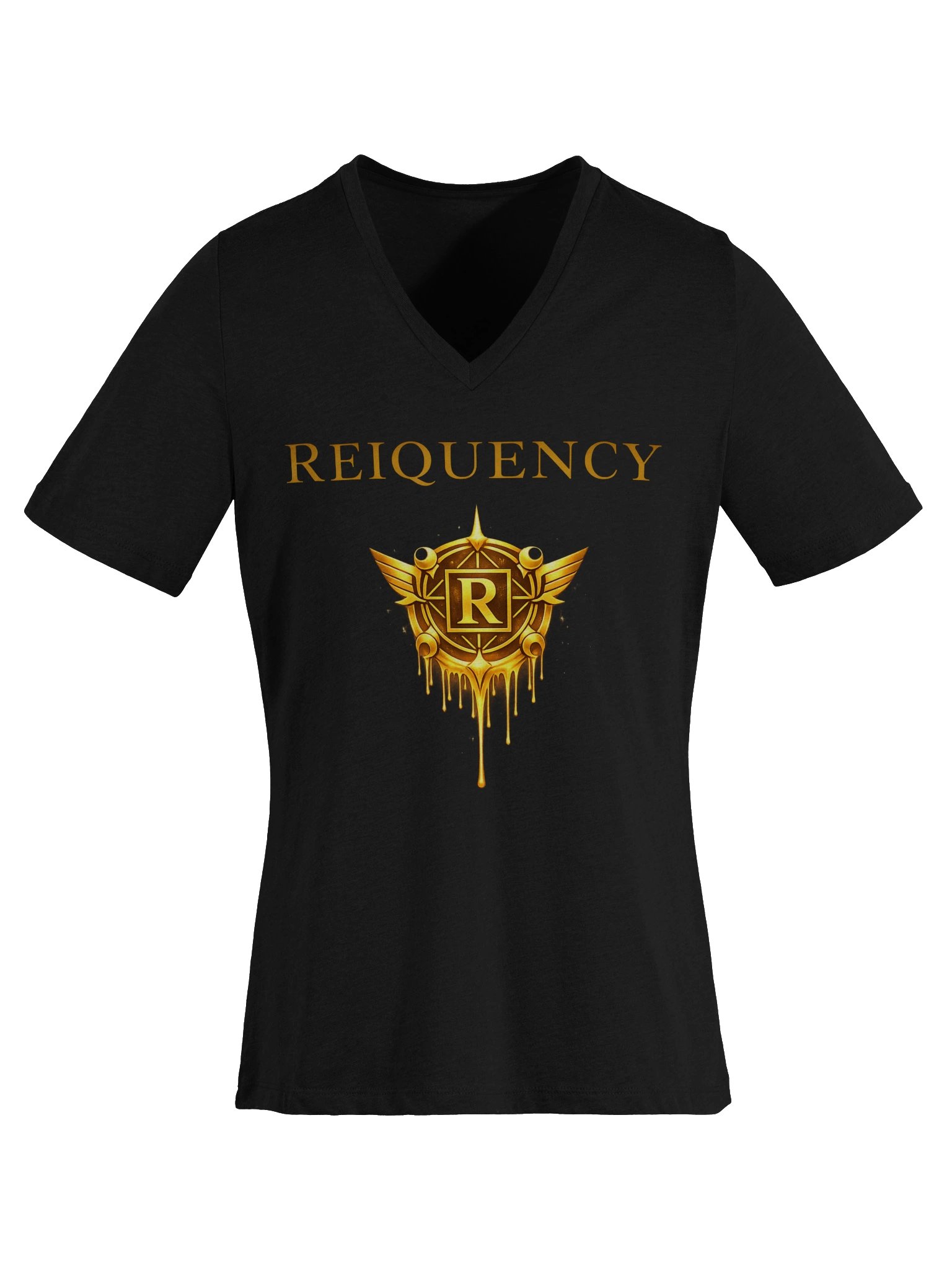 Reiquency Crest V-Neck Tee (Women’s Black Edition) product image (36)