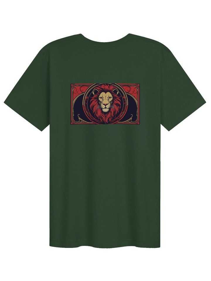 Leo - Gothic Zodiac, Red Graphic on the back T-Shirt. product image (52)