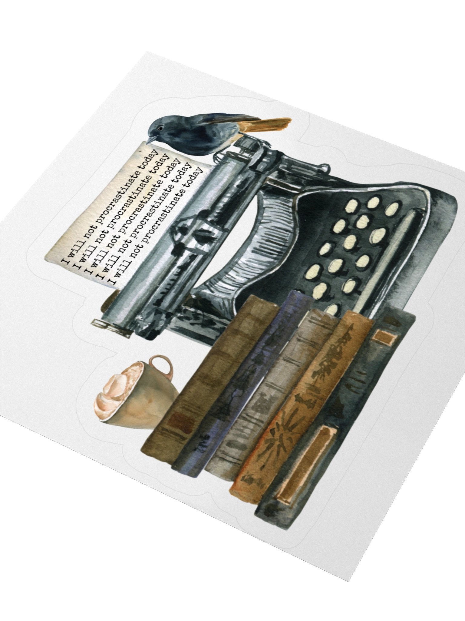 I Will Not Procrastinate Today Sticker product image (3)