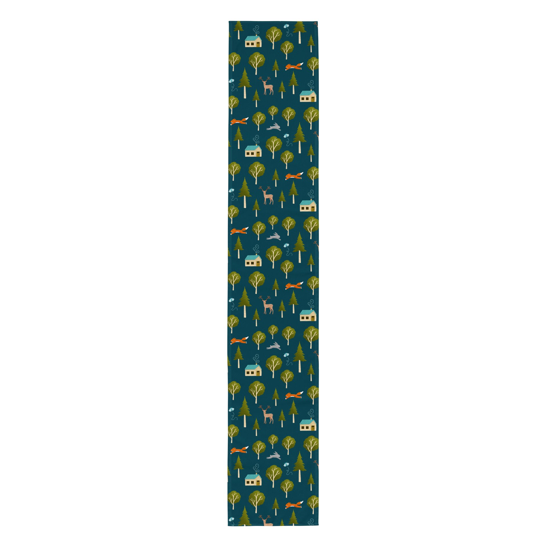 Cozy Cabin and Forest Animals Table Runner product image (1)