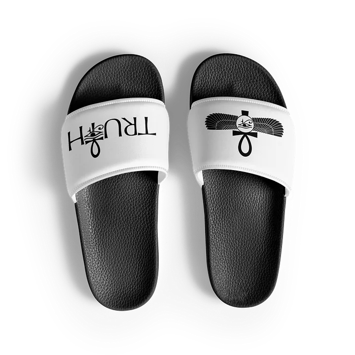 Kemetic/Ma'atian Vibes - Blackout Women's Slides product image (2)