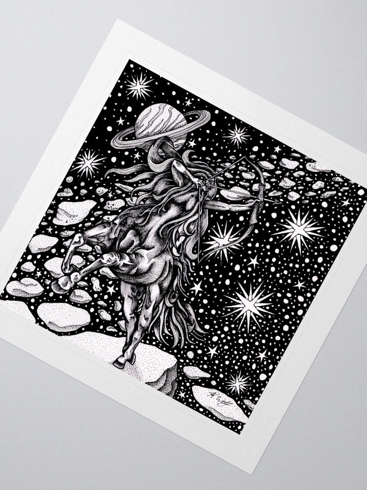 Sagittarius Zodiac Kiss Cut Stickers product image (2)