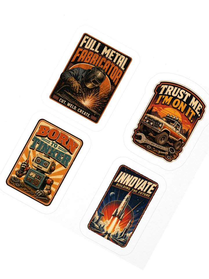 Built to Tinker Sticker Pack product image (5)