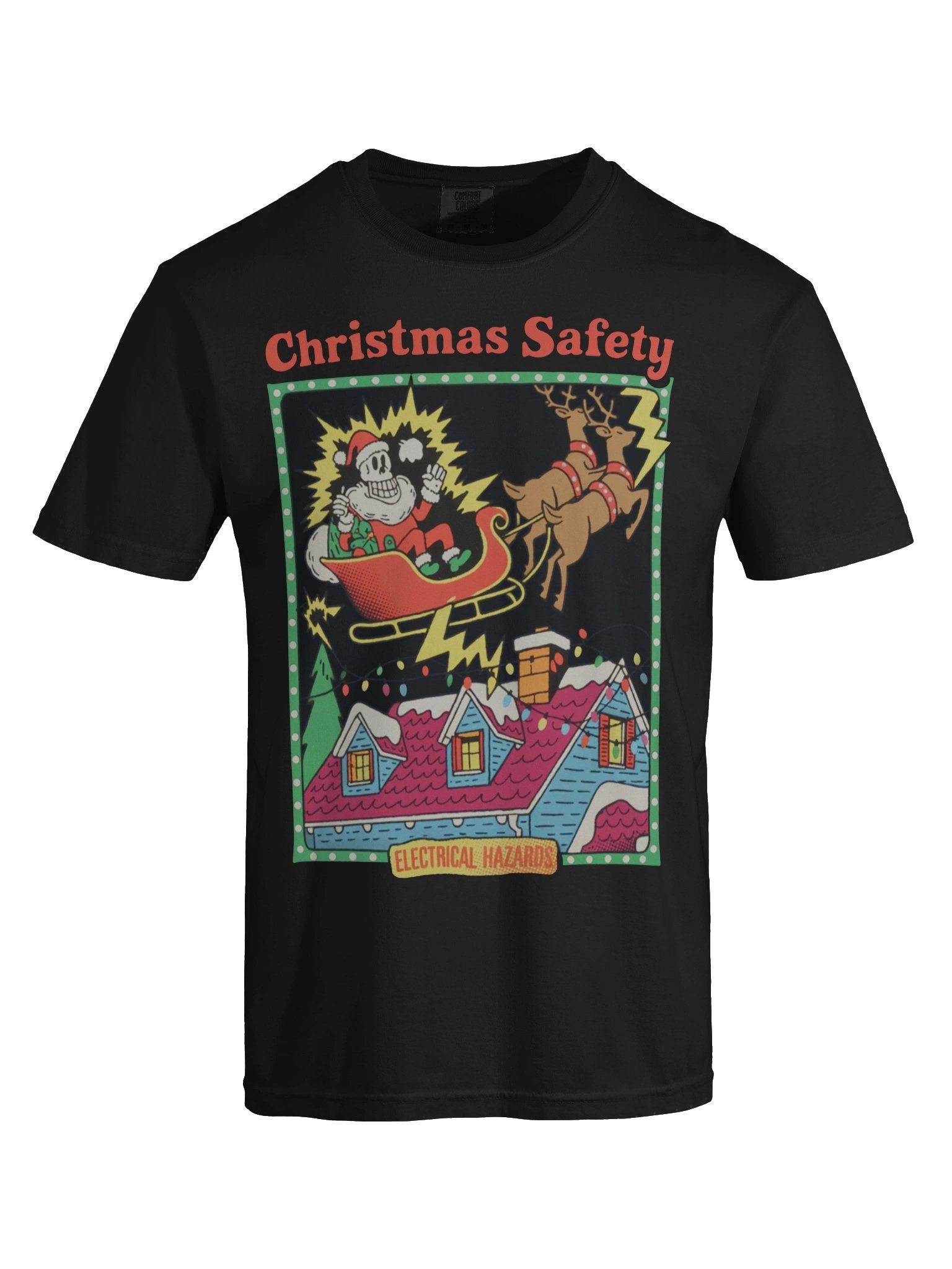 Christmas Safety Electrical Hazards Tee product image (27)