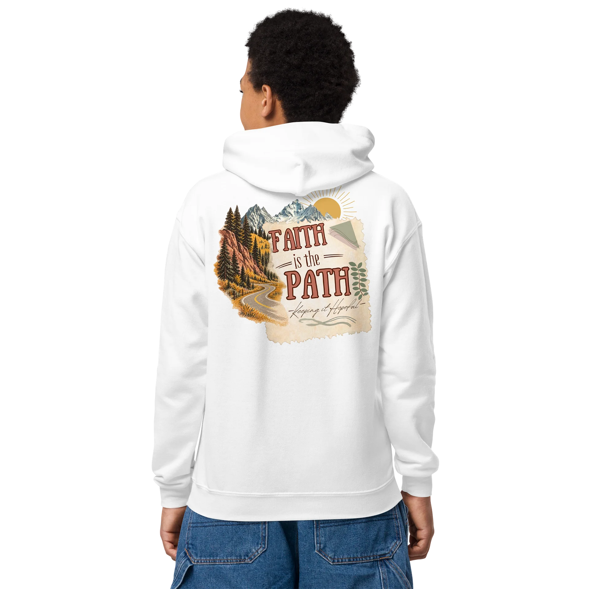 Faith Is the Path Girls Hoodie | Keeping It Hopeful product image (8)