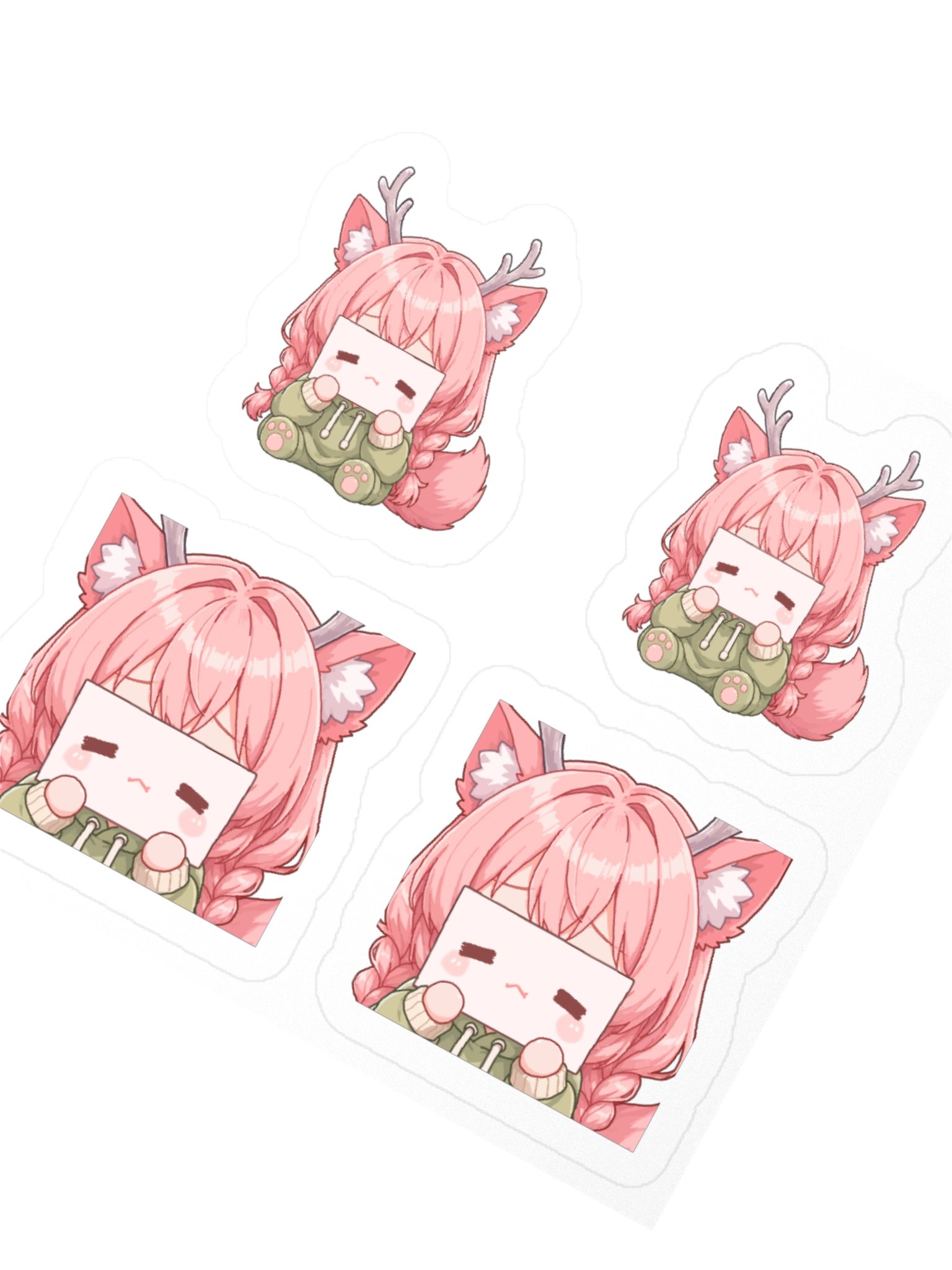 🌸 Shy Frog Fox Sticker Pack product image (2)