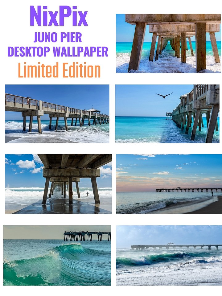 NixPix Juno Pier Limited Edition Desktop Wallpaper Pack product image (1)