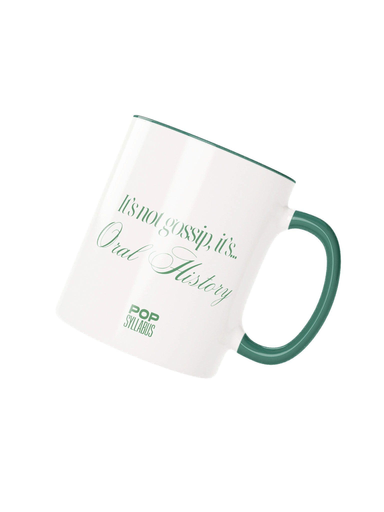 Oral History Mug Green product image (2)