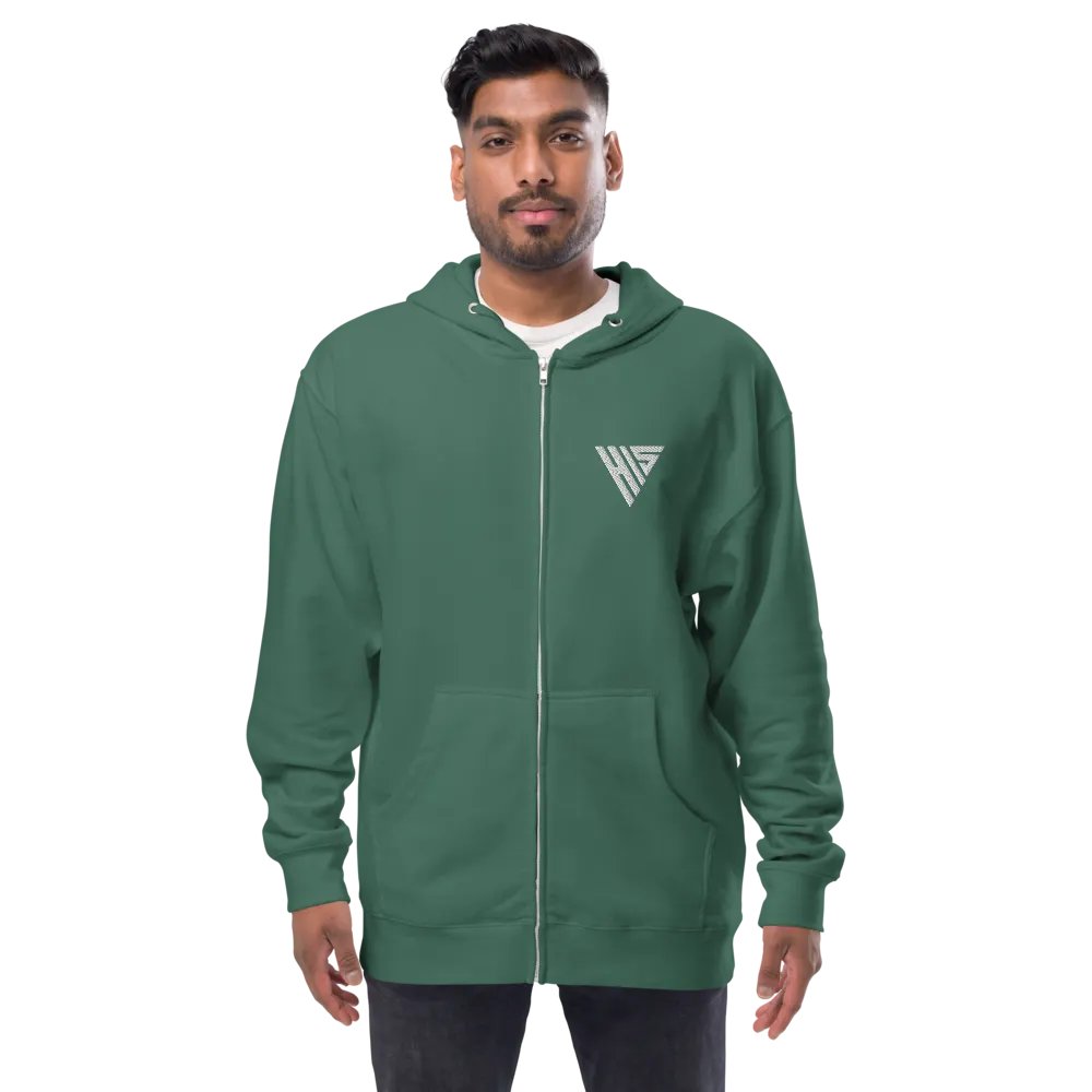 HEYIMSTEVE EMBLEM Urban Explorer Fleece Zip-Up Hoodie product image (26)