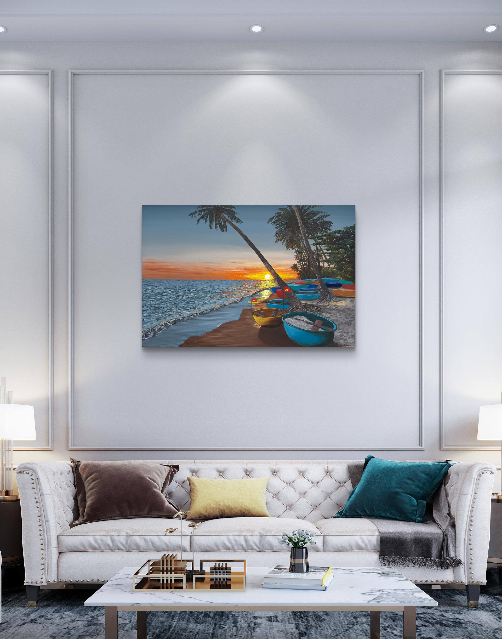 The Fishing Village - Canvas Print product image (12)