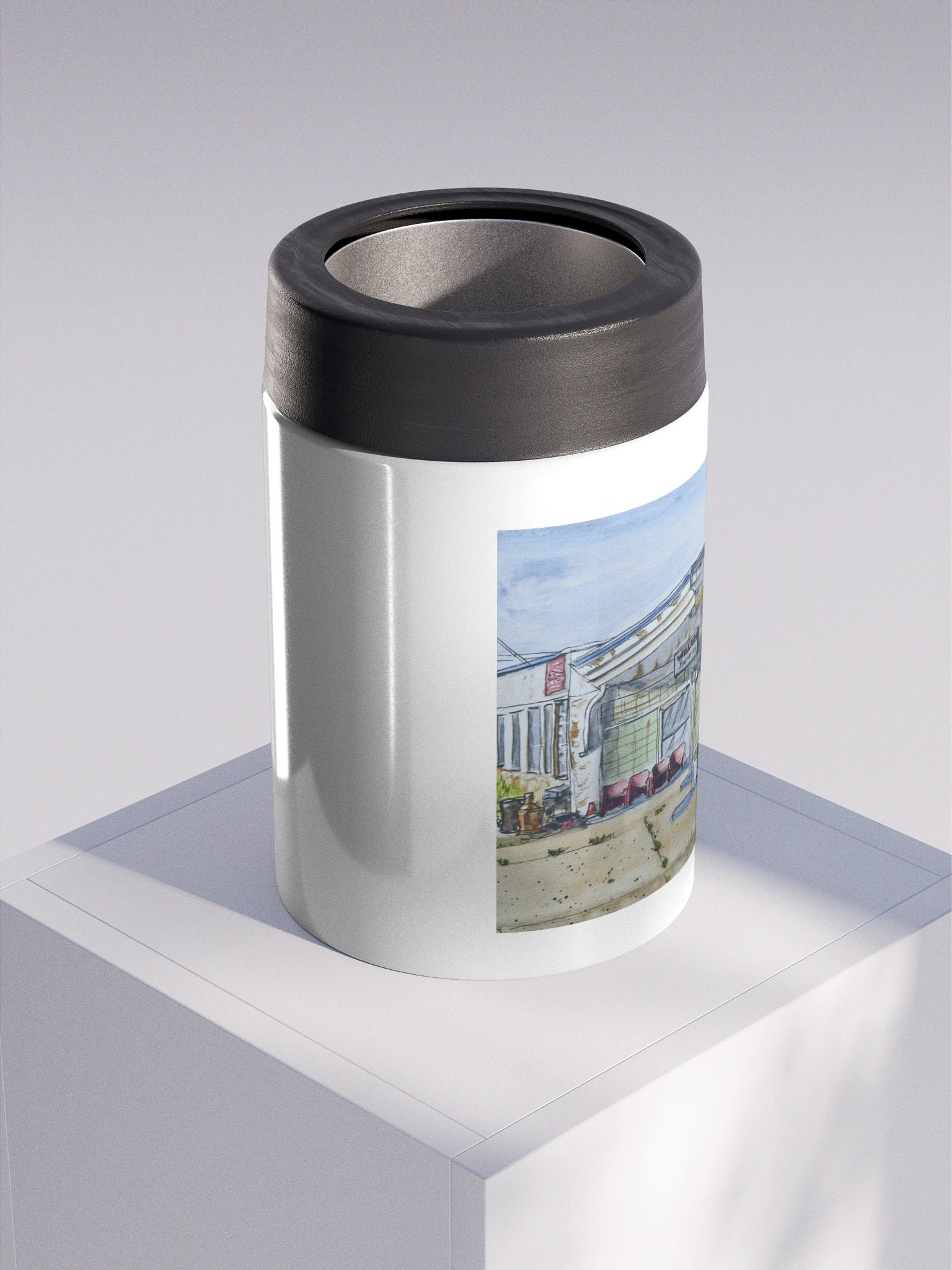 Busy Corner - Stainless Steel Koozie product image (3)
