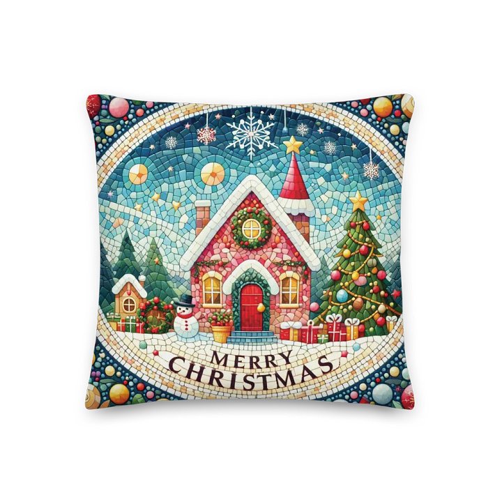 Mosaic Christmas Magic Pillow product image (1)