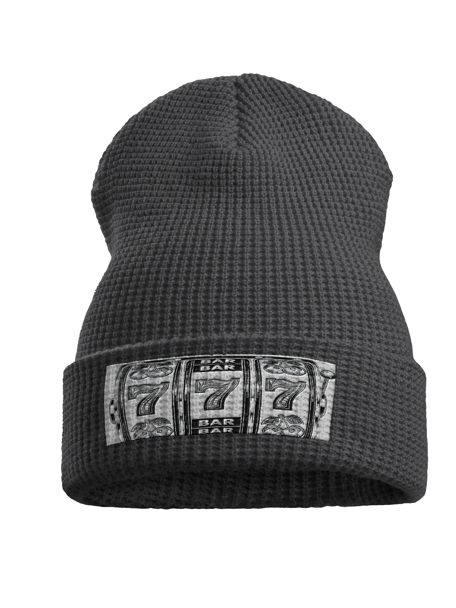 Lucky 7s & Cherry Reels Waffle Beanie product image (1)
