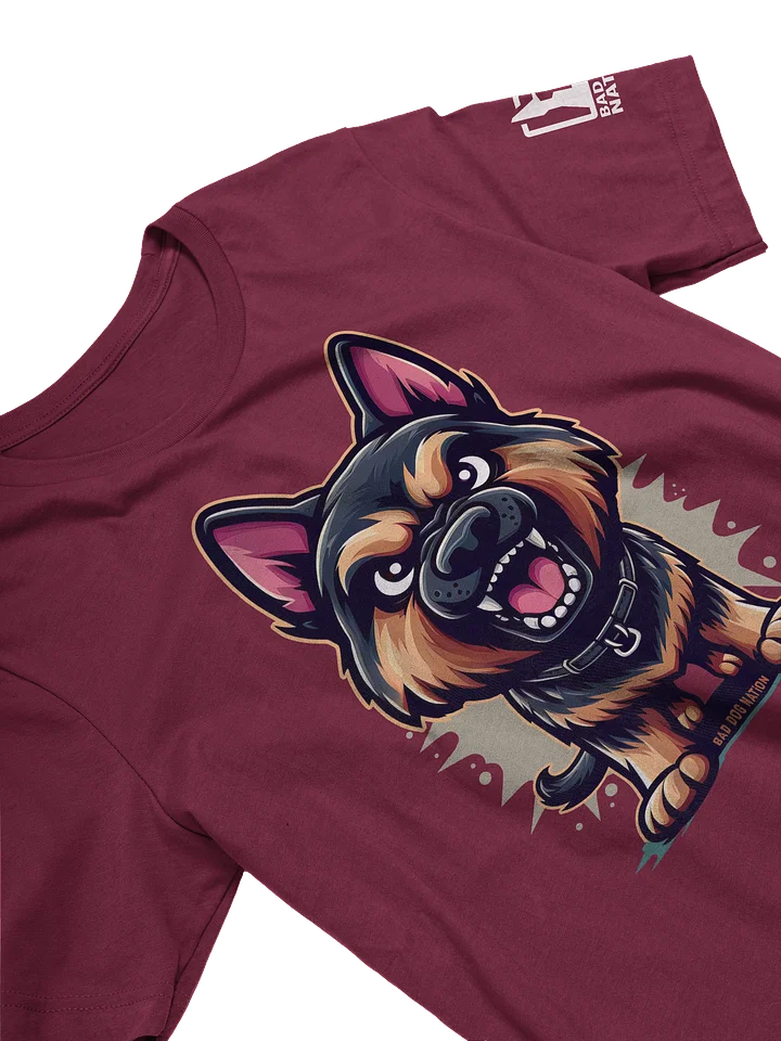 German Shepherd Angry Pup - Premium Unisex T-shirt product image (2)