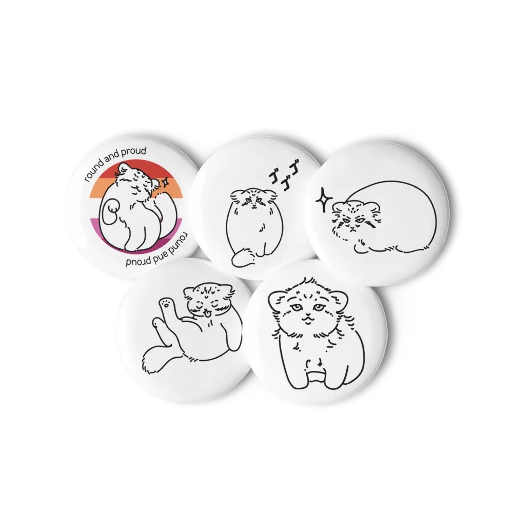 Pride Manul Pin Set - Lesbian product image (11)