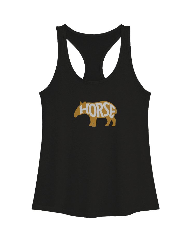 Tapir Horse Racerback Tank Top product image (1)
