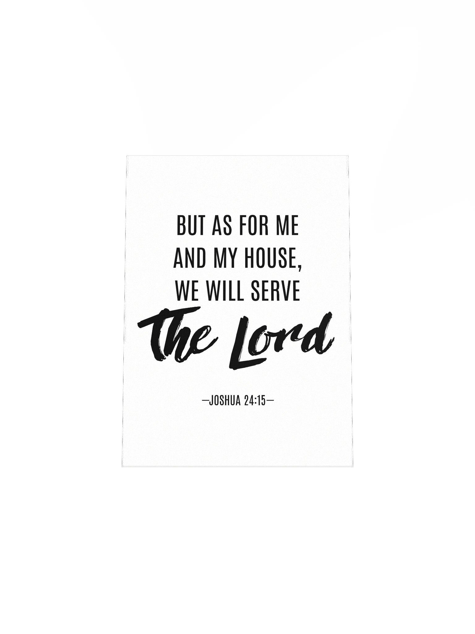 Joshua 24:15 Enhanced Matte Paper Poster product image (28)