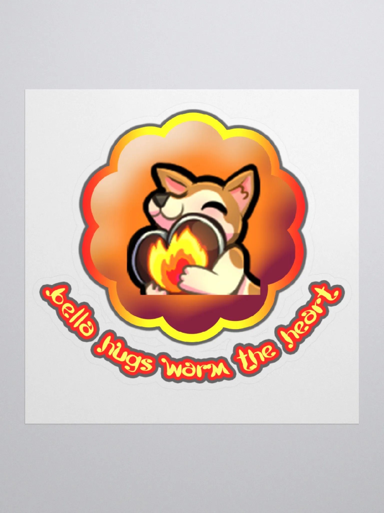 Bella Hug Red Sticker product image (3)