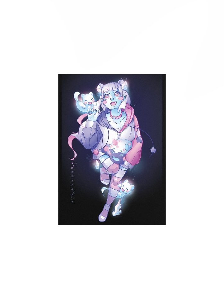CandiCat Ghost Girl & Ghost Cats 2025 Print product image (1)