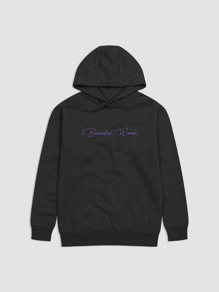 Women's Bearded Woodz Signature Hoodie (Purple Embroidery) product image (1)
