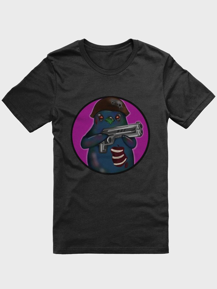 Menacing Bird Gunner T-Shirt Logo Color Dark Pink product image (1)