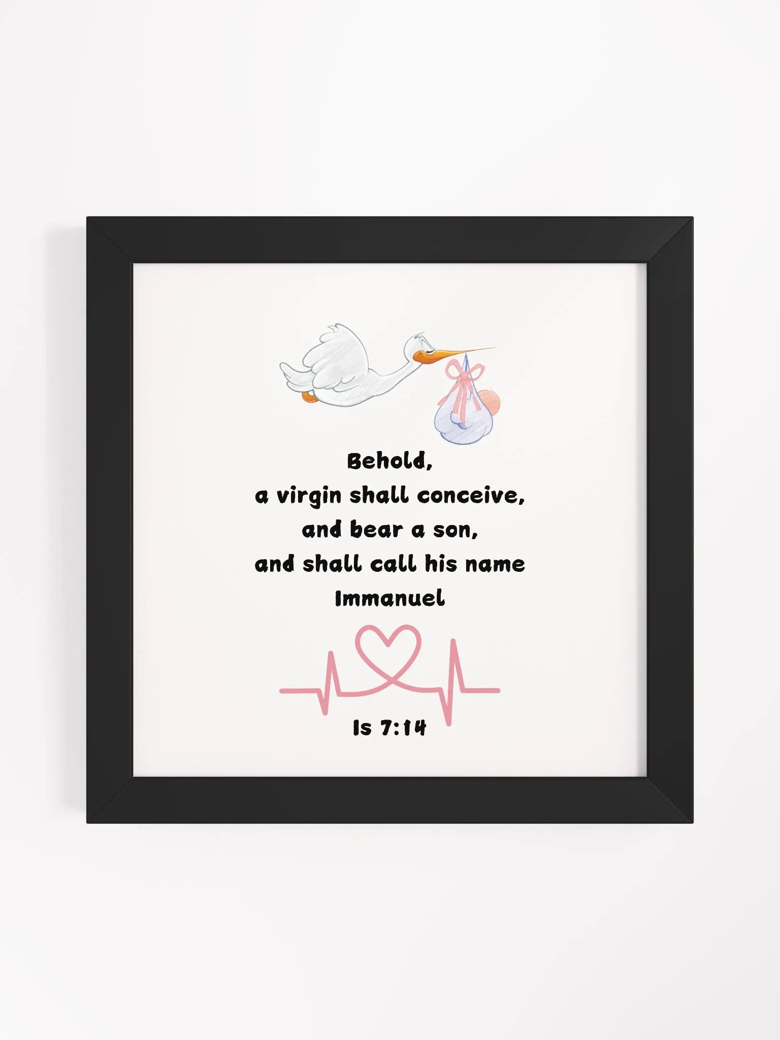 Is 7:14 Wall Frame product image (1)
