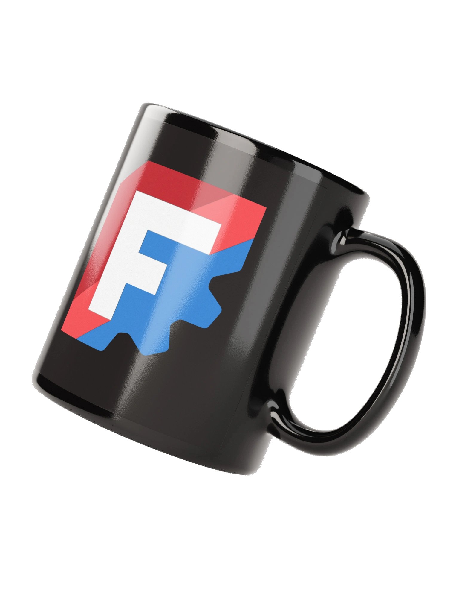 FreeCAD Ceramic Logo Mug - Black product image (4)
