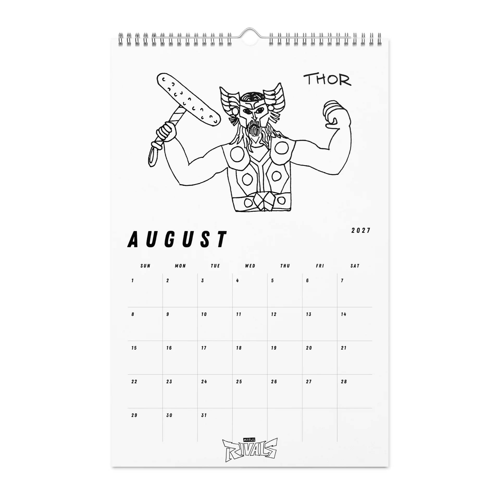 2026-2027 Mervel Revels Wall Calendar product image (9)