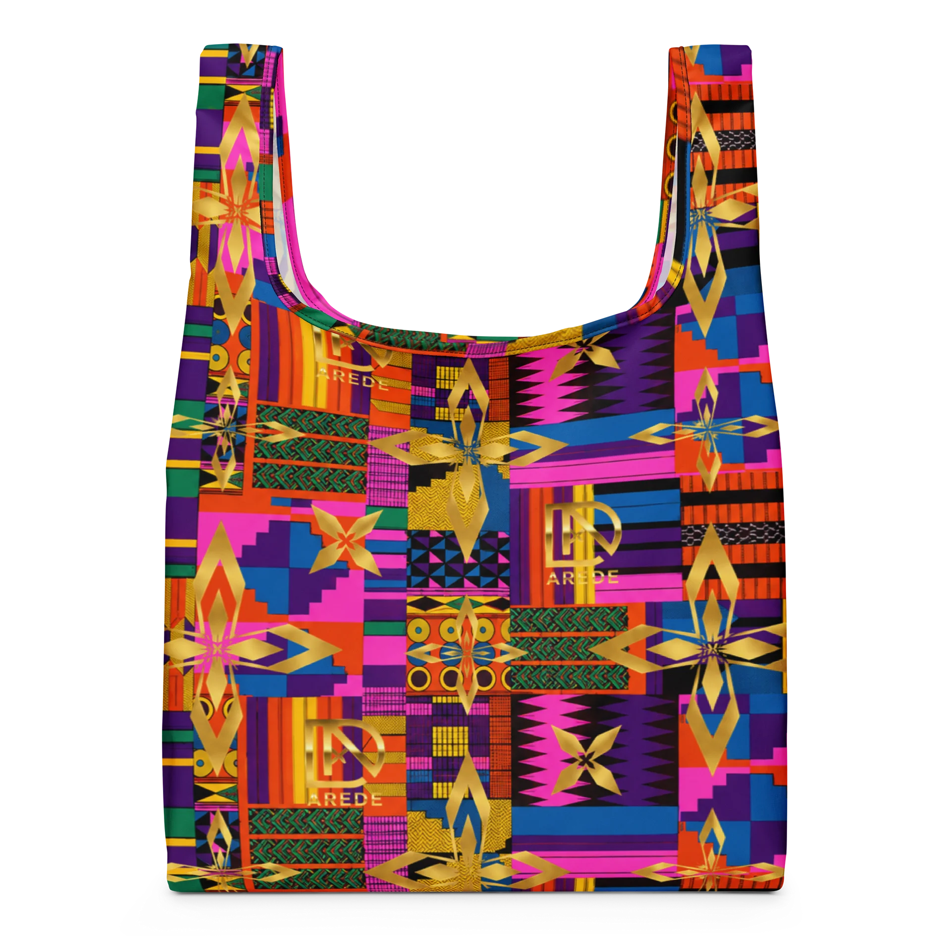 Neon Geometric All-Over Print Tote product image (1)