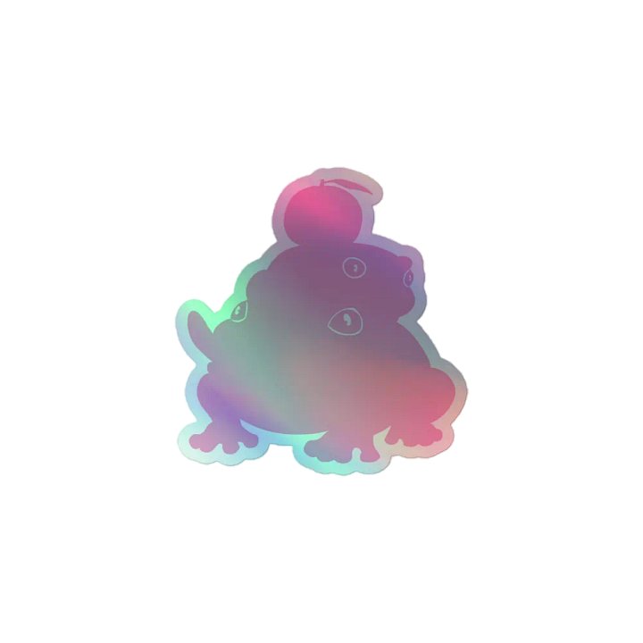 Pink Drama Frog Sticker product image (1)