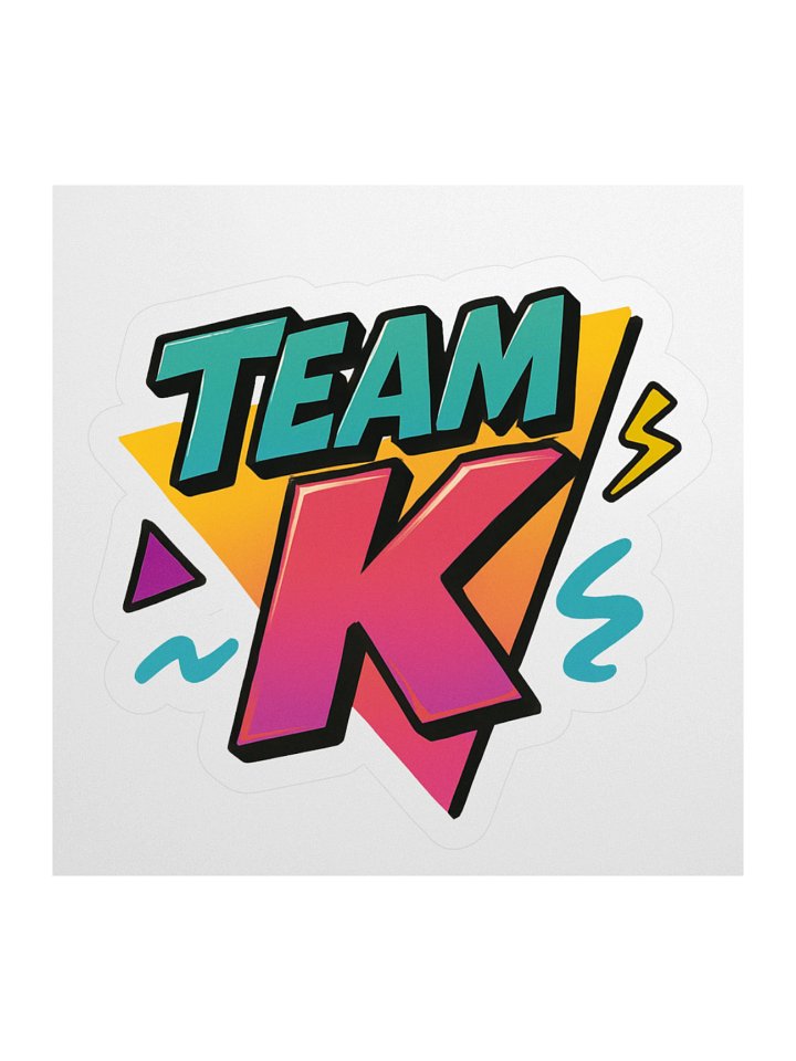 Team K 1990's STICKERS product image (2)