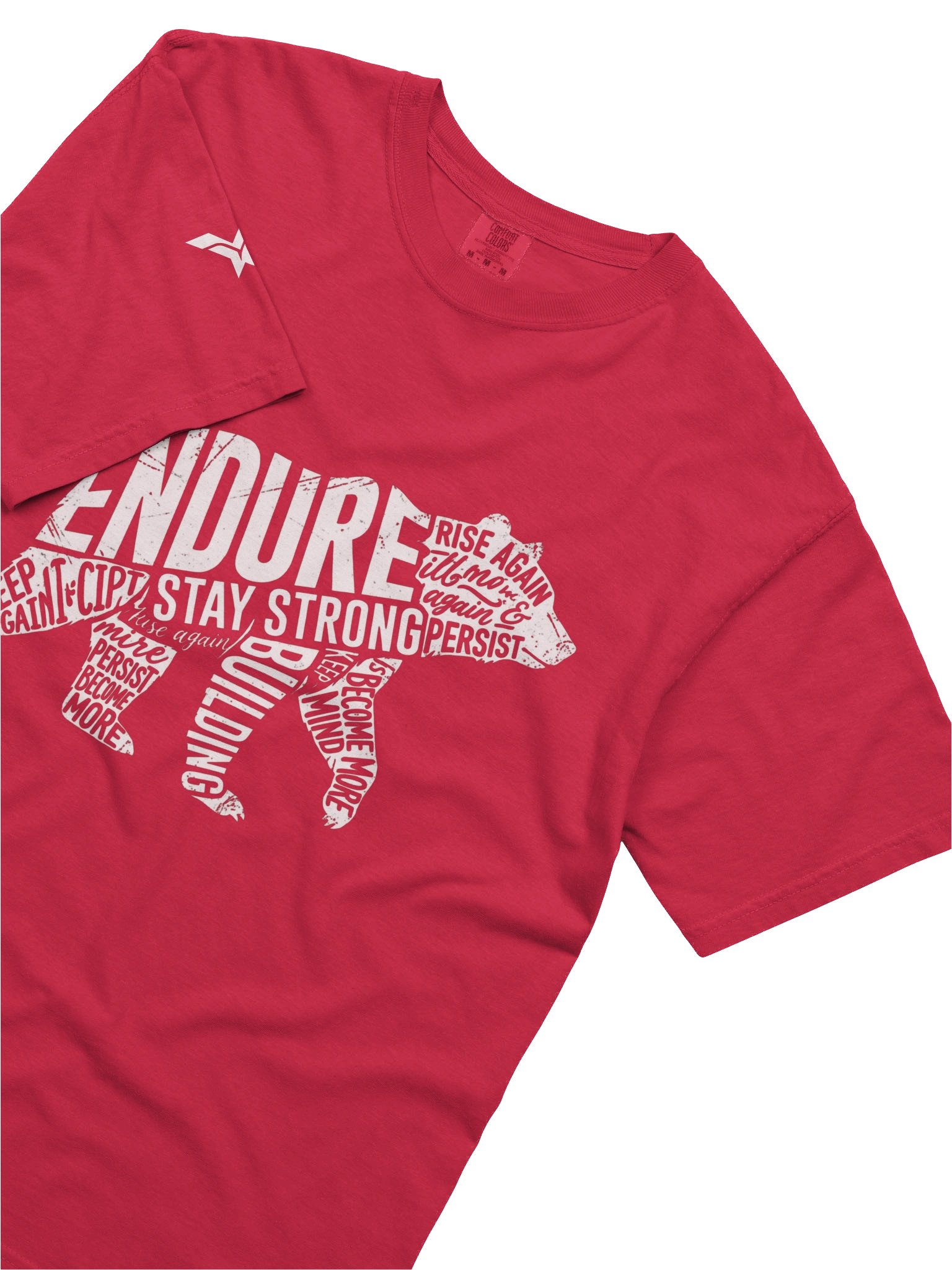 Endure Strength Typography Graphic Tee product image (6)