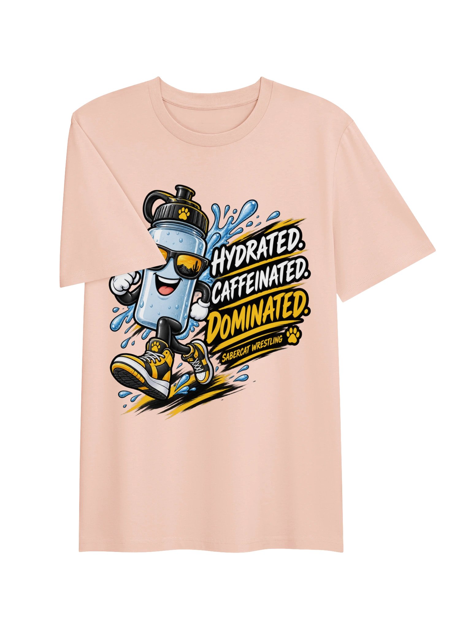 Hydrated Caffeinated Dominated Sabercat Tee product image (31)