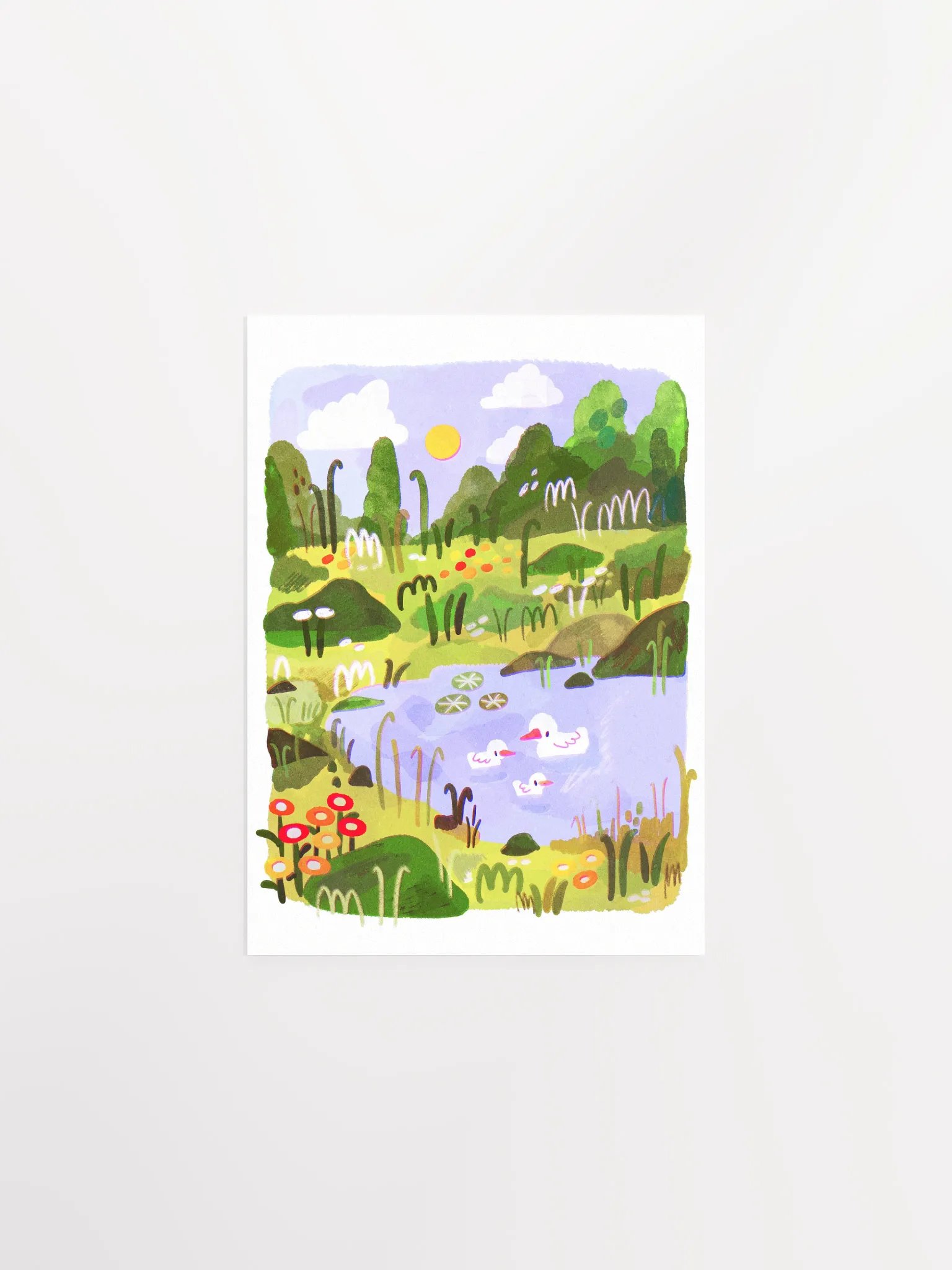 Ducky Landscape Print product image (2)