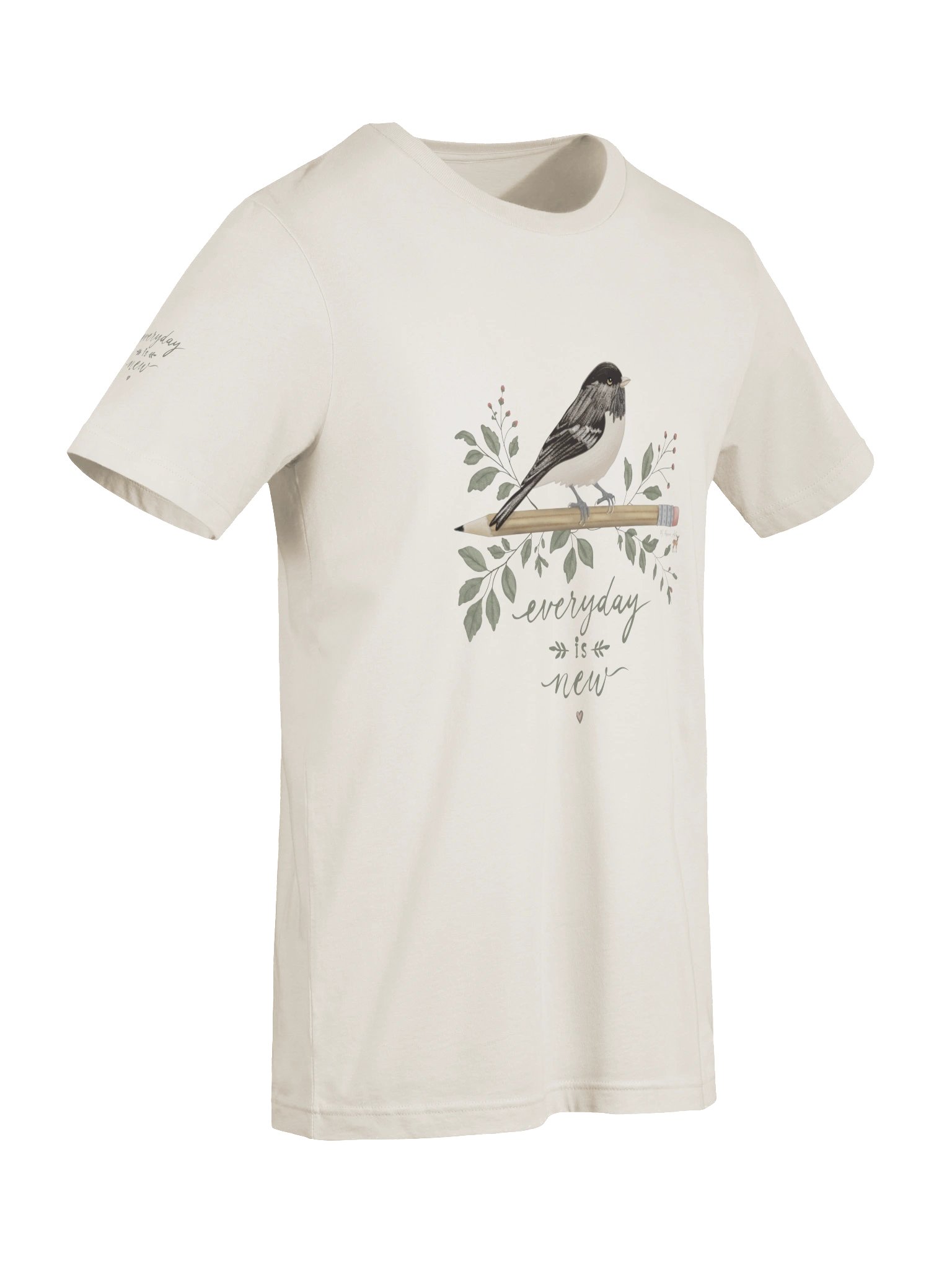 Everyday is New - Soft Tee, Tshirt with Bird product image (7)