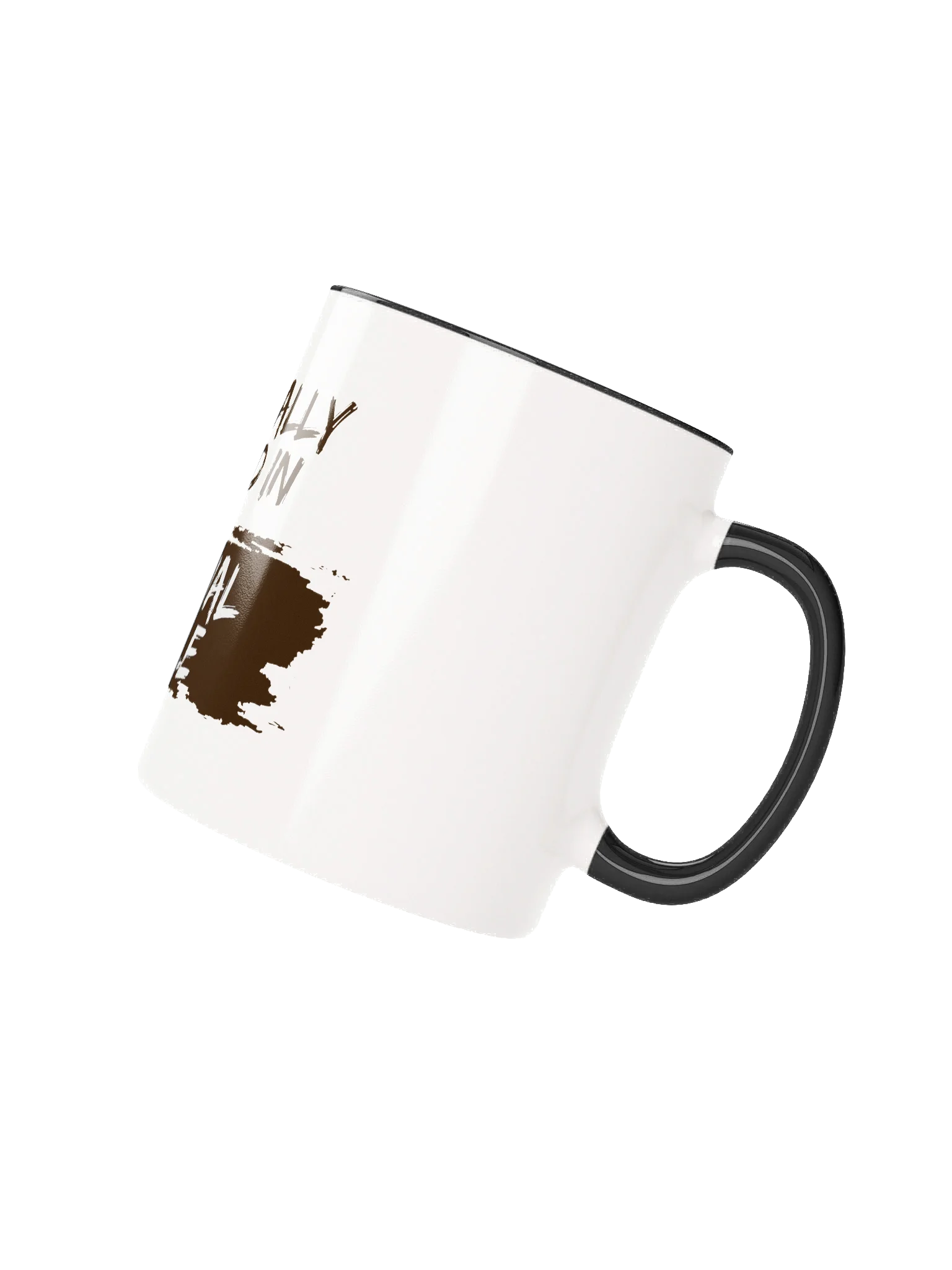 Emotionally Invested in Fictional People - Black & White Glossy Mug product image (2)