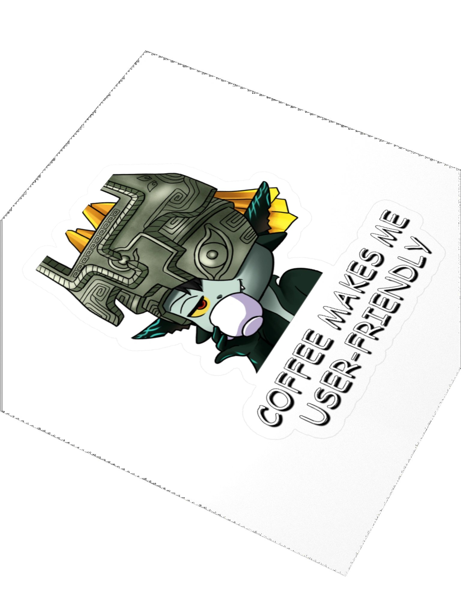 Coffee Makes Me User Friendly Sticker product image (9)