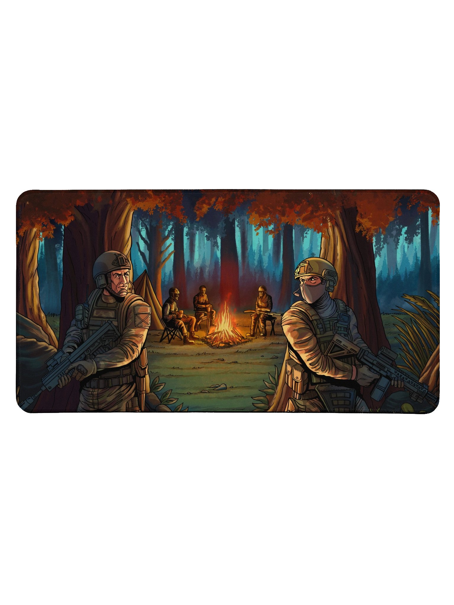 'Forest Ambush' Desk Mat (15.5" x 31.5") product image (1)